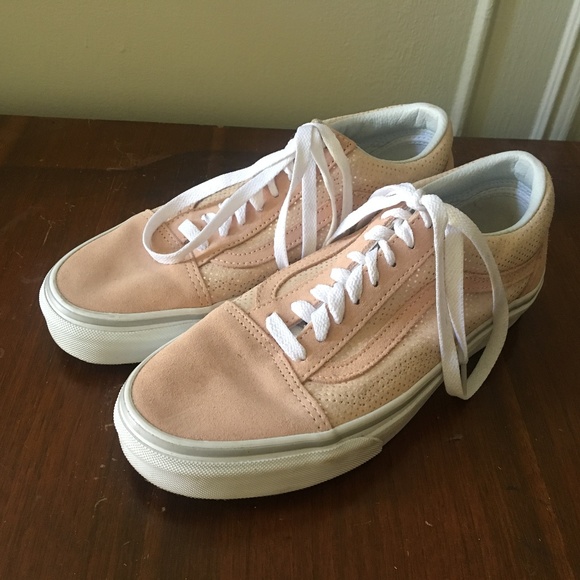 Vans Shoes - Vans Pink Suede Sparkle Sneakers